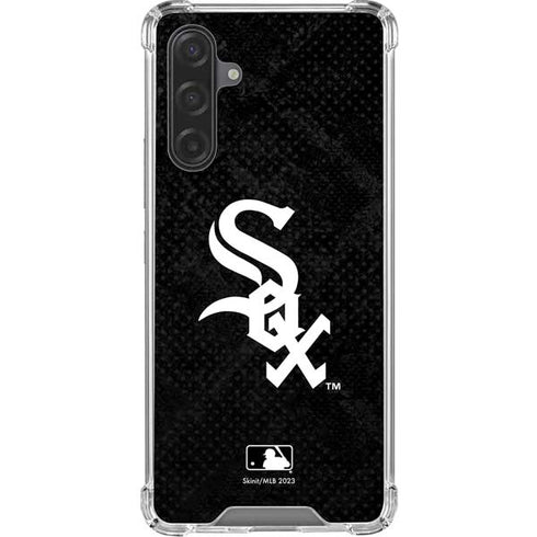 MLB Chicago White Sox Dark Wash Galaxy A17 Clear Case