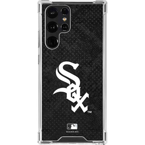 MLB Chicago White Sox Dark Wash Galaxy S23 Ultra Clear Case