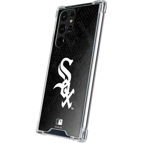 MLB Chicago White Sox Dark Wash Galaxy S23 Ultra Clear Case