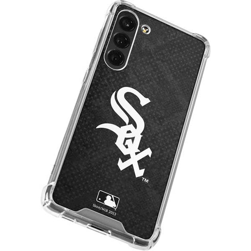 MLB Chicago White Sox Dark Wash Galaxy S24 FE Clear Case