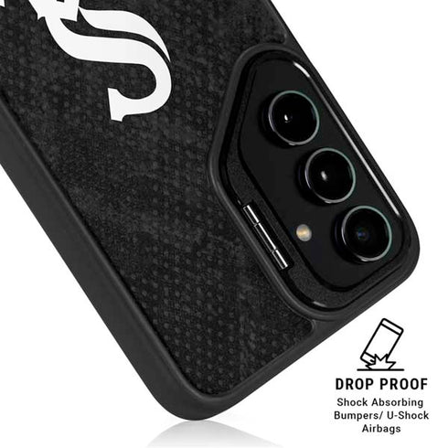 MLB Chicago White Sox Dark Wash Galaxy S24 FE Kickstand Case