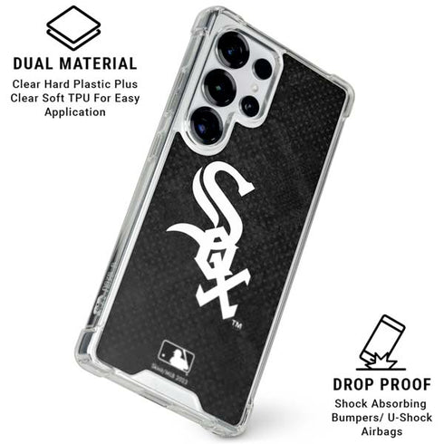 MLB Chicago White Sox Dark Wash Galaxy S25 Ultra Clear Case