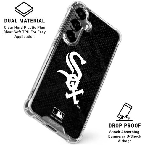 MLB Chicago White Sox Dark Wash Galaxy S26 Clear Case