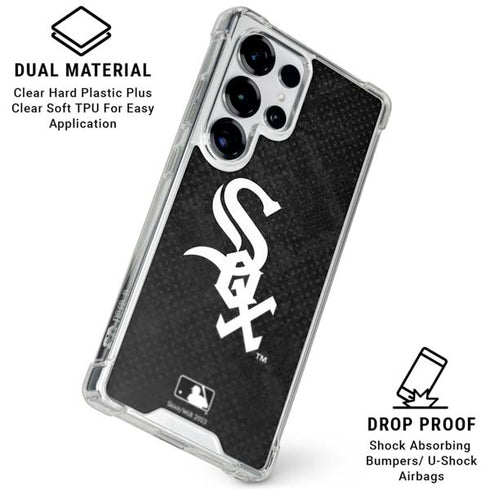 MLB Chicago White Sox Dark Wash Galaxy S26 Ultra Clear Case