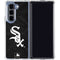 MLB Chicago White Sox Dark Wash Galaxy Z Fold5 5G Clear Case