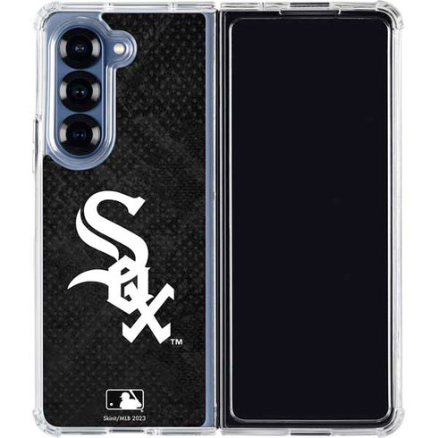 MLB Chicago White Sox Dark Wash Galaxy Z Fold6 Clear Case