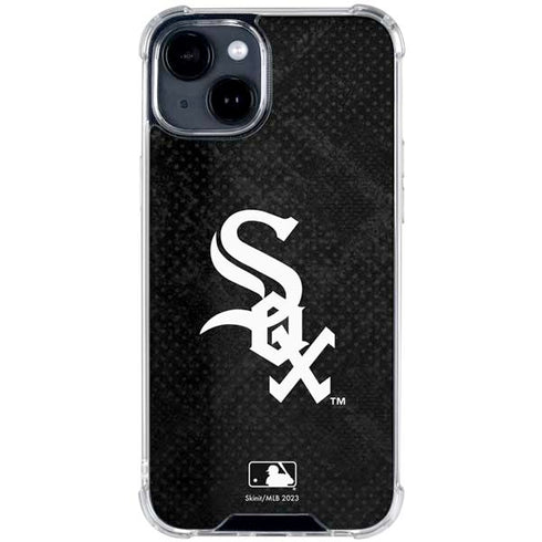 MLB Chicago White Sox Dark Wash iPhone 15 Clear Case