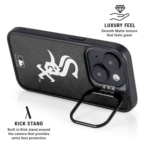 MLB Chicago White Sox Dark Wash iPhone 15 Plus Kickstand Case