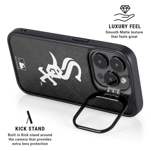 MLB Chicago White Sox Dark Wash iPhone 15 Pro Kickstand Case