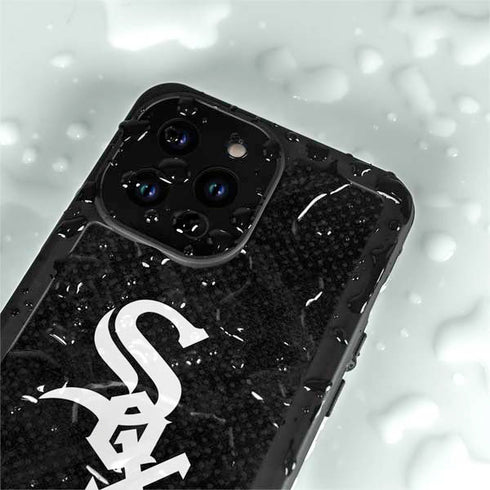 MLB Chicago White Sox Dark Wash iPhone 15 Pro Waterproof Case