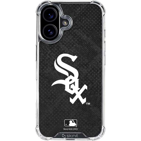 MLB Chicago White Sox Dark Wash iPhone 16 Plus Clear Case
