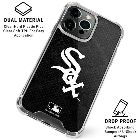 MLB Chicago White Sox Dark Wash iPhone 16 Pro Clear Case