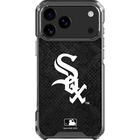 MLB Chicago White Sox Dark Wash iPhone 18 Pro Max Clear Case
