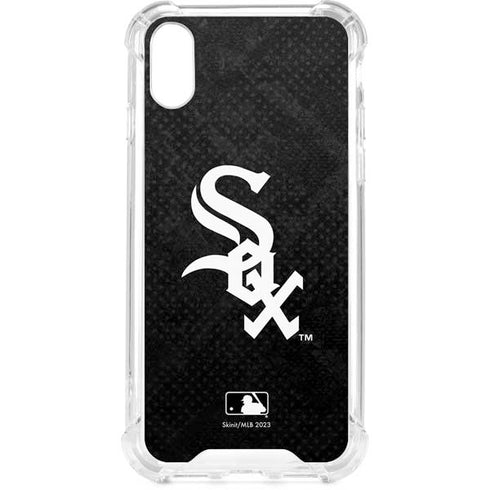 MLB Chicago White Sox Dark Wash iPhone XS Clear Case