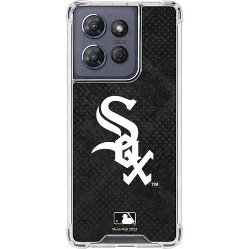 MLB Chicago White Sox Dark Wash Moto G 5G (2025) Clear Case