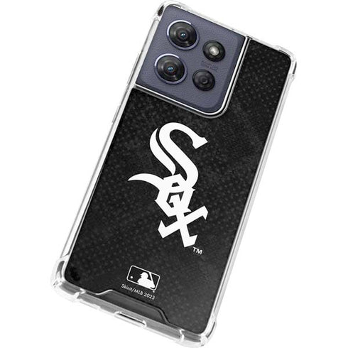 MLB Chicago White Sox Dark Wash Moto G 5G (2025) Clear Case