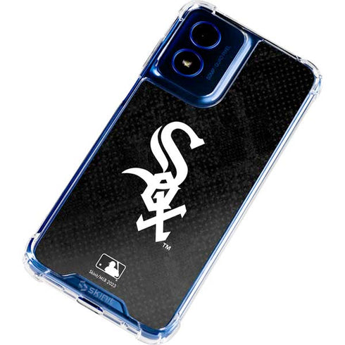 MLB Chicago White Sox Dark Wash Moto G Play 4G (2024) Clear Case