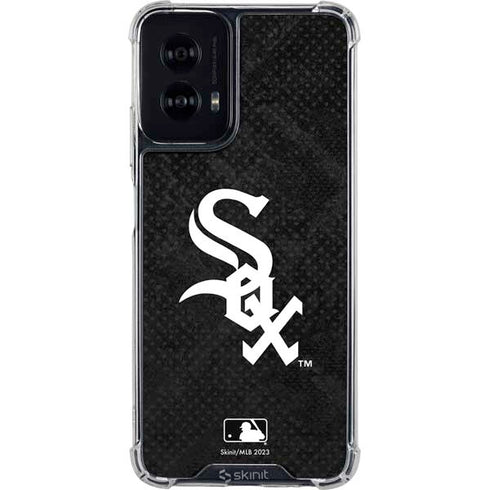 MLB Chicago White Sox Dark Wash Moto G Power 5G (2024) Clear Case