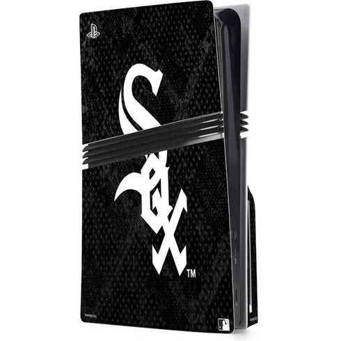 MLB Chicago White Sox Dark Wash PS5 Pro Disk Console Skin