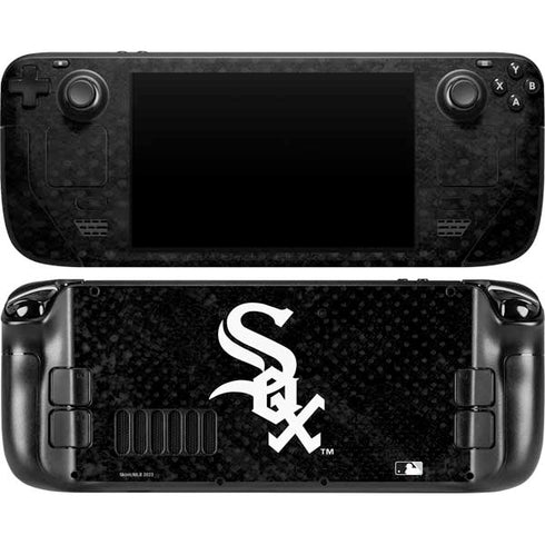 MLB Chicago White Sox Dark Wash Steam Deck Handheld Gaming Computer OLED Skin