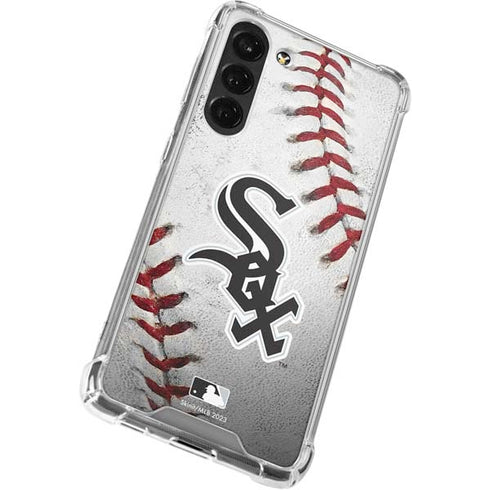 MLB Chicago White Sox Game Ball Galaxy S24 FE Clear Case
