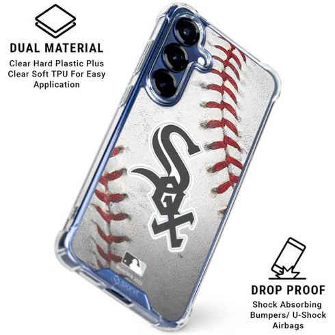 MLB Chicago White Sox Game Ball Galaxy S25 Clear Case