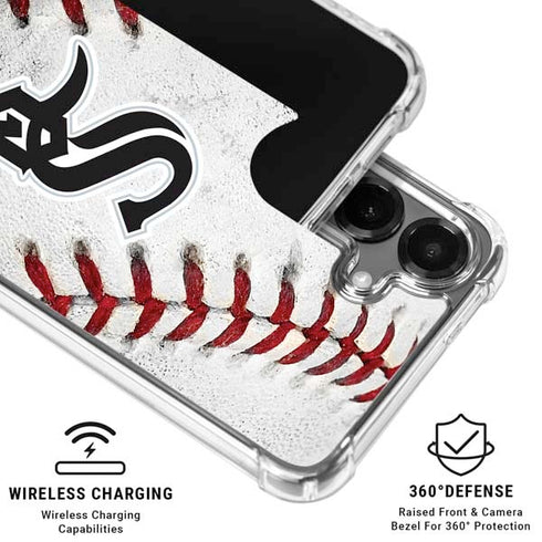 MLB Chicago White Sox Game Ball Galaxy S26 Clear Case