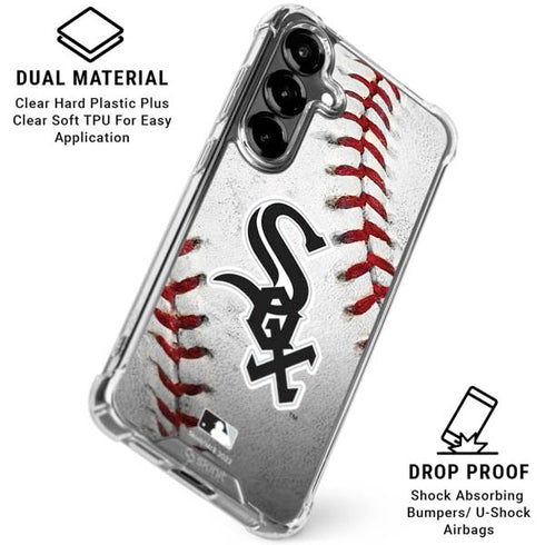 MLB Chicago White Sox Game Ball Galaxy S26 Clear Case