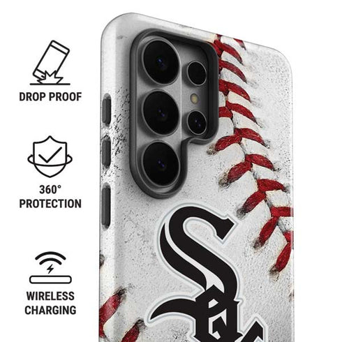 MLB Chicago White Sox Game Ball Galaxy S26 Ultra Impact Case