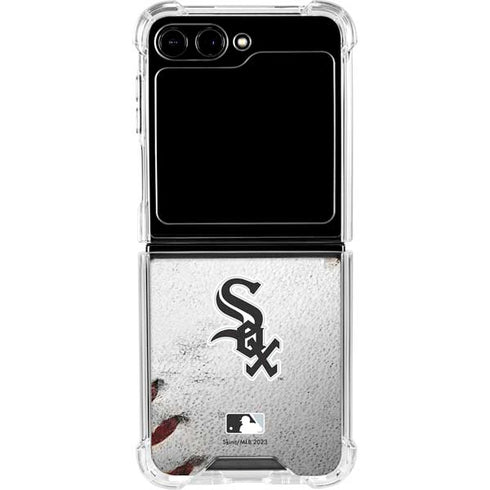 MLB Chicago White Sox Game Ball Galaxy Z Flip6 Clear Case