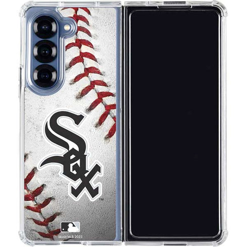 MLB Chicago White Sox Game Ball Galaxy Z Fold6 Clear Case
