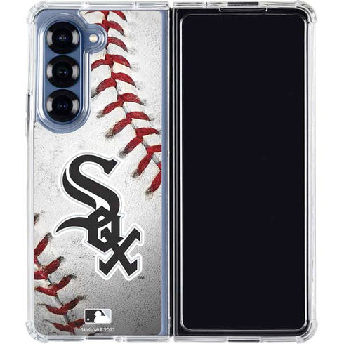 MLB Chicago White Sox Game Ball Galaxy Z Fold7 Clear Case