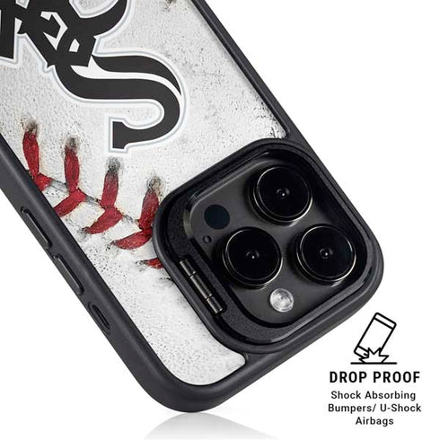 MLB Chicago White Sox Game Ball iPhone 13 Pro Max Kickstand Case