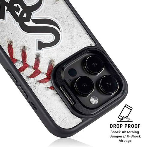 MLB Chicago White Sox Game Ball iPhone 14 Pro Max Kickstand Case
