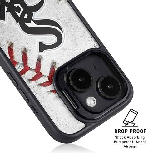 MLB Chicago White Sox Game Ball iPhone 15 Kickstand Case