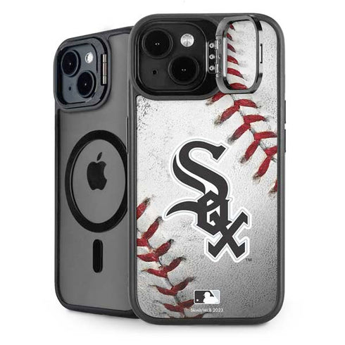 MLB Chicago White Sox Game Ball iPhone 15 Plus Kickstand Case