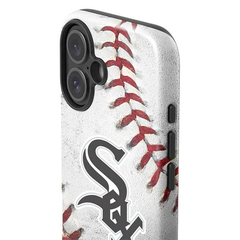 MLB Chicago White Sox Game Ball iPhone 16 Plus Impact Case