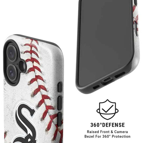 MLB Chicago White Sox Game Ball iPhone 16 Plus Magsafe Impact Case