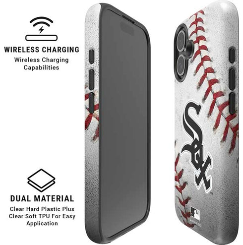 MLB Chicago White Sox Game Ball iPhone 16 Plus Magsafe Impact Case