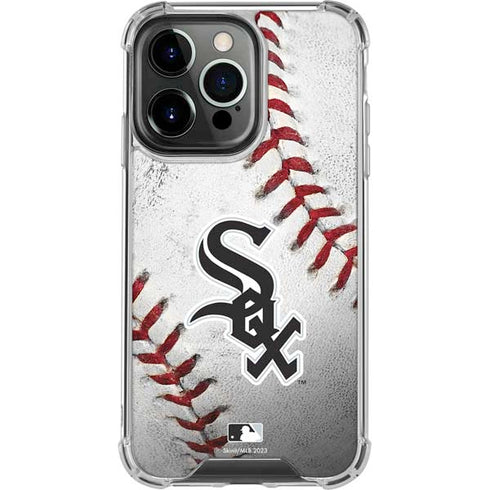MLB Chicago White Sox Game Ball iPhone 16 Pro Clear Case