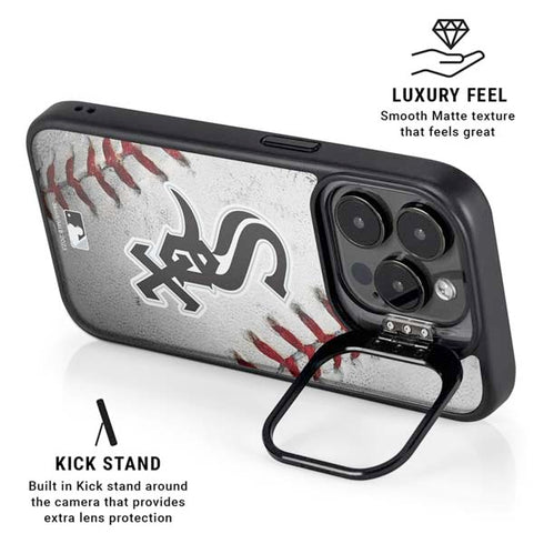 MLB Chicago White Sox Game Ball iPhone 16 Pro Kickstand Case