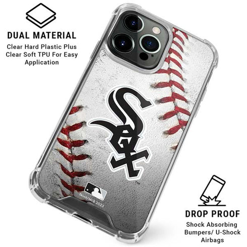 MLB Chicago White Sox Game Ball iPhone 16 Pro Max Clear Case