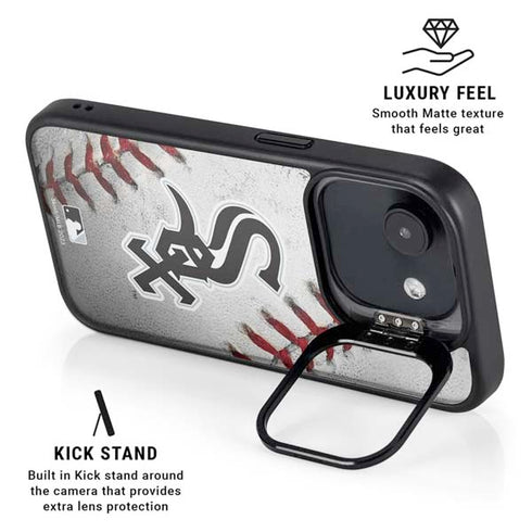 MLB Chicago White Sox Game Ball iPhone 16e Kickstand Case
