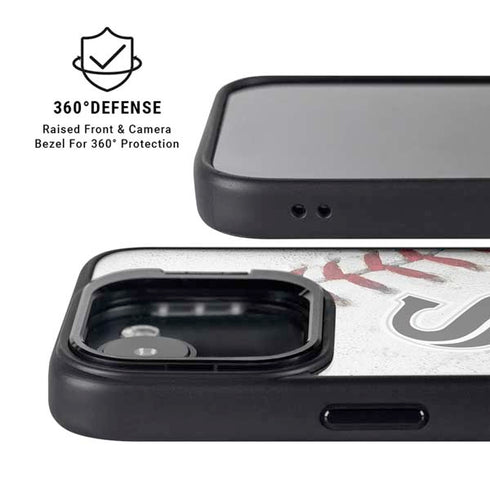 MLB Chicago White Sox Game Ball iPhone 16e Kickstand Case