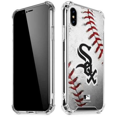 MLB Chicago White Sox Game Ball iPhone X/XS Clear Case