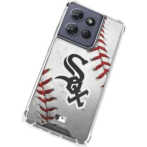 MLB Chicago White Sox Game Ball Moto G Stylus 5G (2025) Clear Case