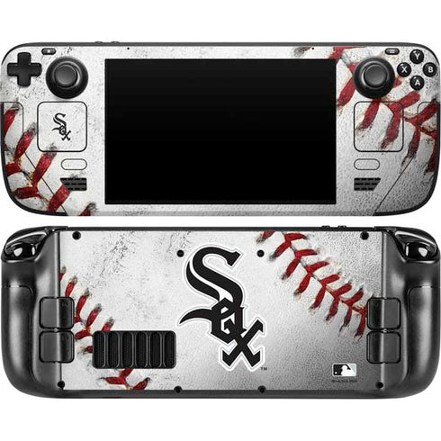 MLB Chicago White Sox Game Ball Steam Deck Handheld Gaming Computer OLED Skin