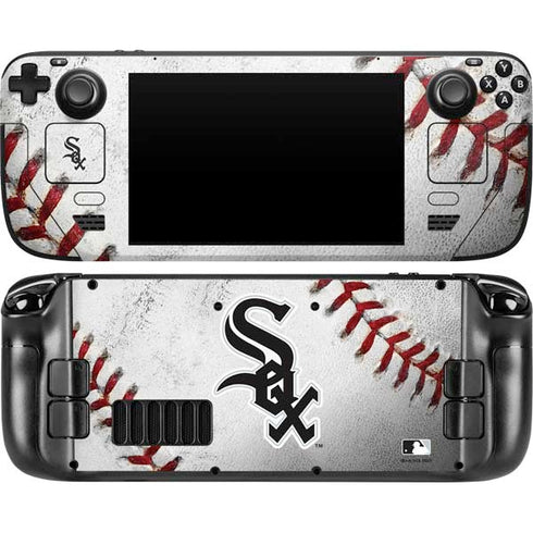 MLB Chicago White Sox Game Ball Steam Deck Handheld Gaming Computer Skin
