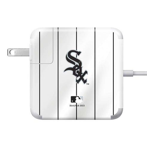 MLB Chicago White Sox Home Jersey 85W Power Adapter (15 and 17 inch MacBook Pro Charger) Skin