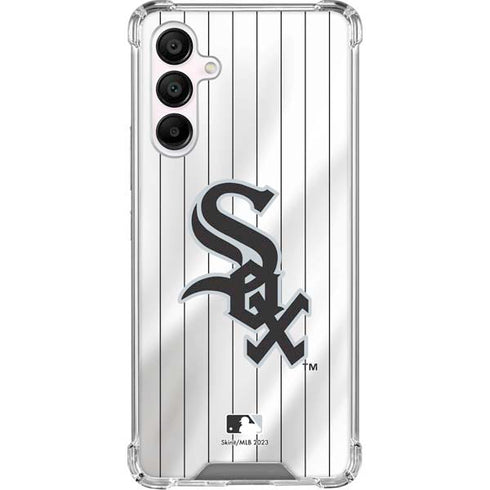 MLB Chicago White Sox Home Jersey Galaxy A16 5G Clear Case
